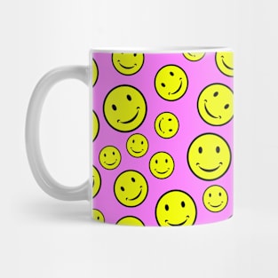 Smiley Face Seamless Pattern Mug